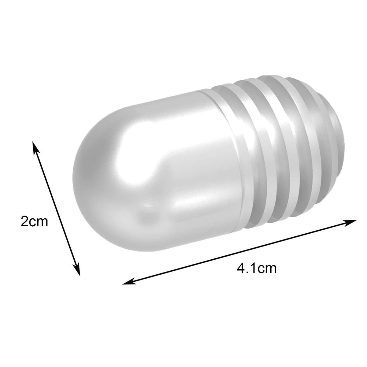 Tactile Toy Hand Push Sensory Toy Silver