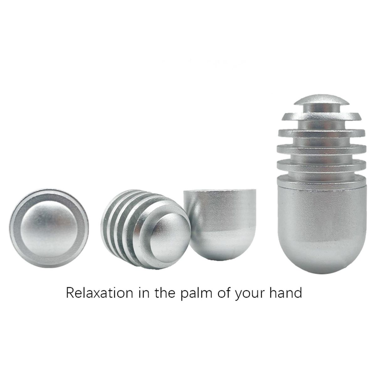Tactile Toy Hand Push Sensory Toy Silver