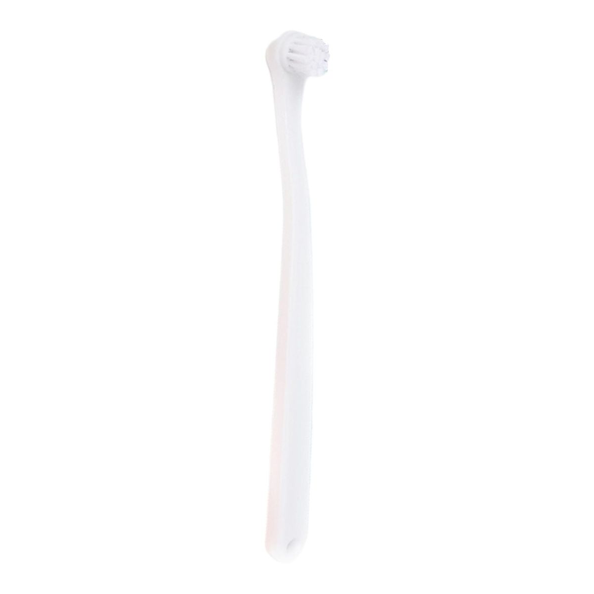 Pet Teeth Cleaning Brush Cat Toothbrush Oral Sanitary Clean Tool White