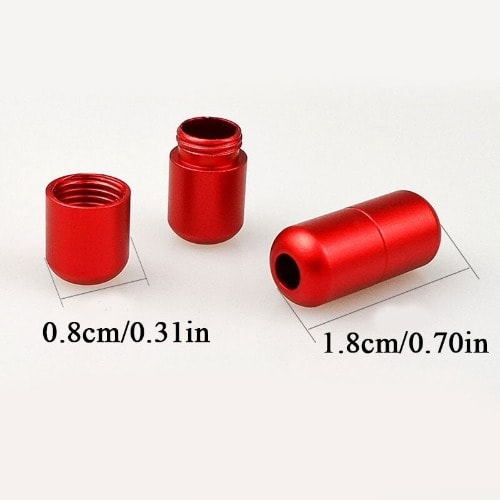 2pairs Unique Shoe Lace Capsule Buckle