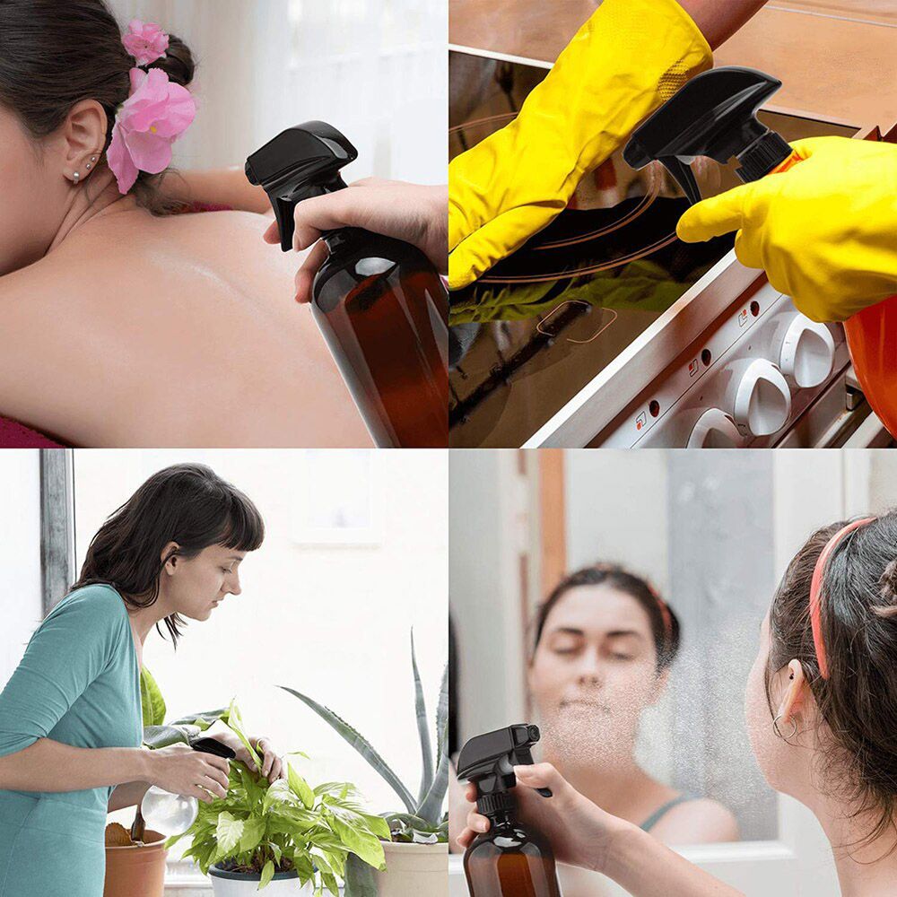 4pcs Spray Bottle Trigger Nozzle Replacement Plastic Sprayer
