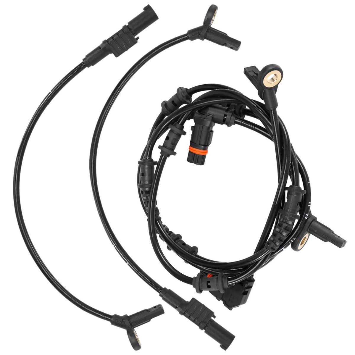 SET(4Pcs) Front Rear ABS Wheel Speed Sensor for Mercedes-Benz W164 ML350 ML320 GL350 GL450 R350 1645400717+1645400917