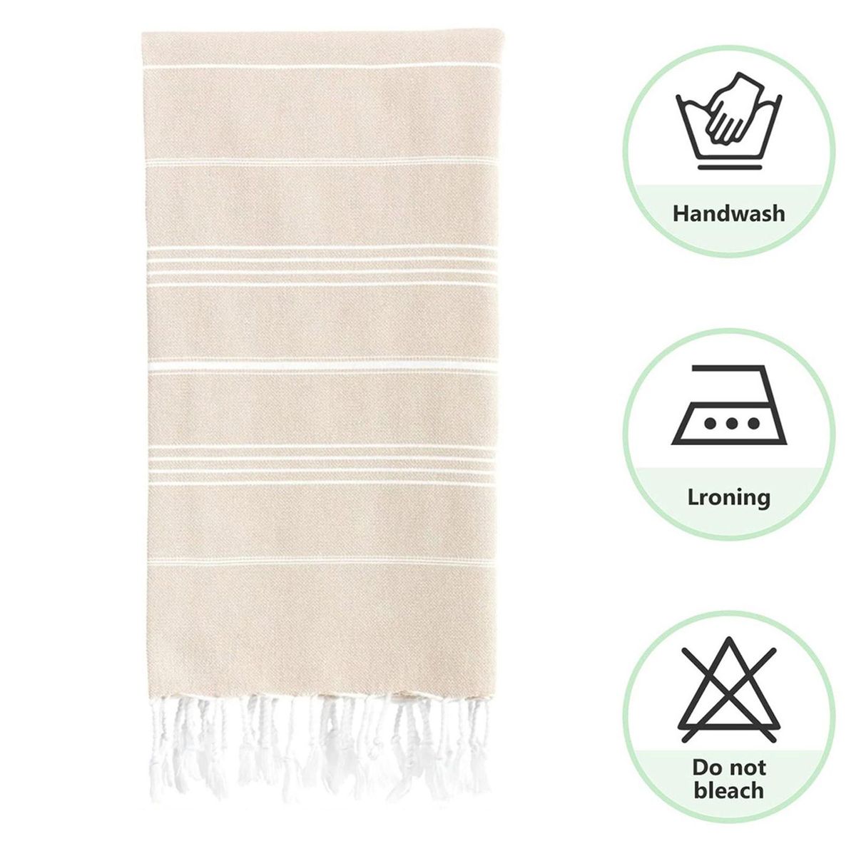 Beach Towel Quick Dry Beach Shawl Caramel