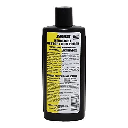 Headlight Restoration Polish  - 237ml - 4 Pieces