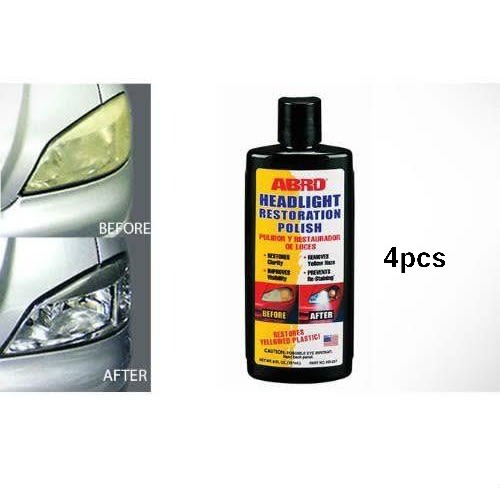 Headlight Restoration Polish  - 237ml - 4 Pieces