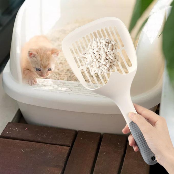 Durable Cat Litter Scooper Pet Litter Sifter Shovel With Handle