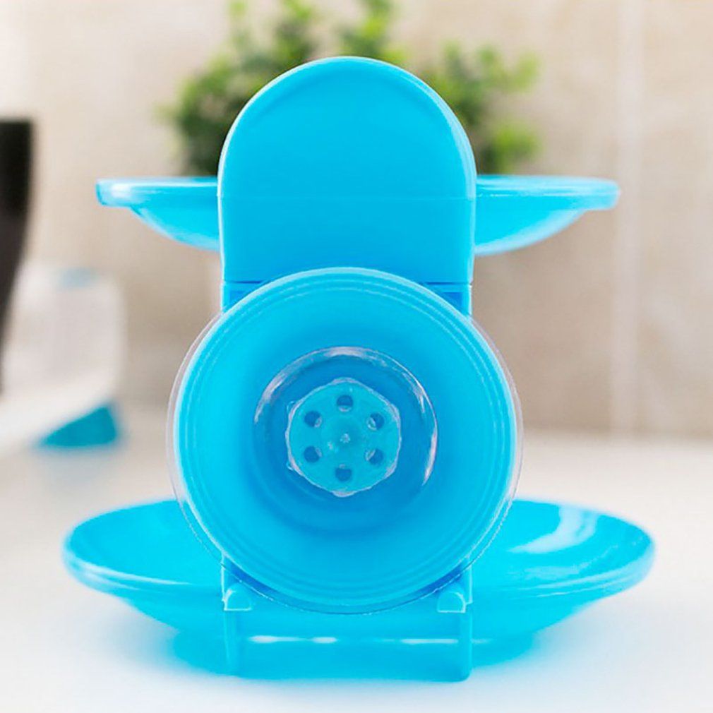 Fashionable Double Layers Home Bathroom Soap Dishes Holder Rack Soap Basket
