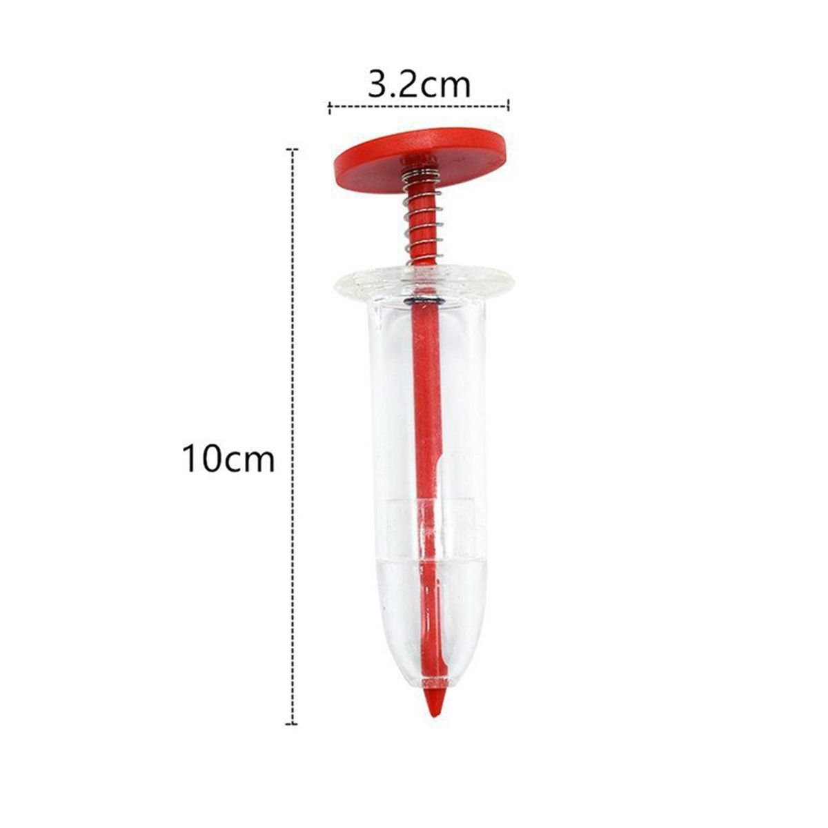 Garden Sower Garden Bonsai Sowing Dispenser Groundnut Planter Red