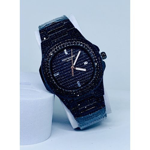 Black Solid Men Ice Watch