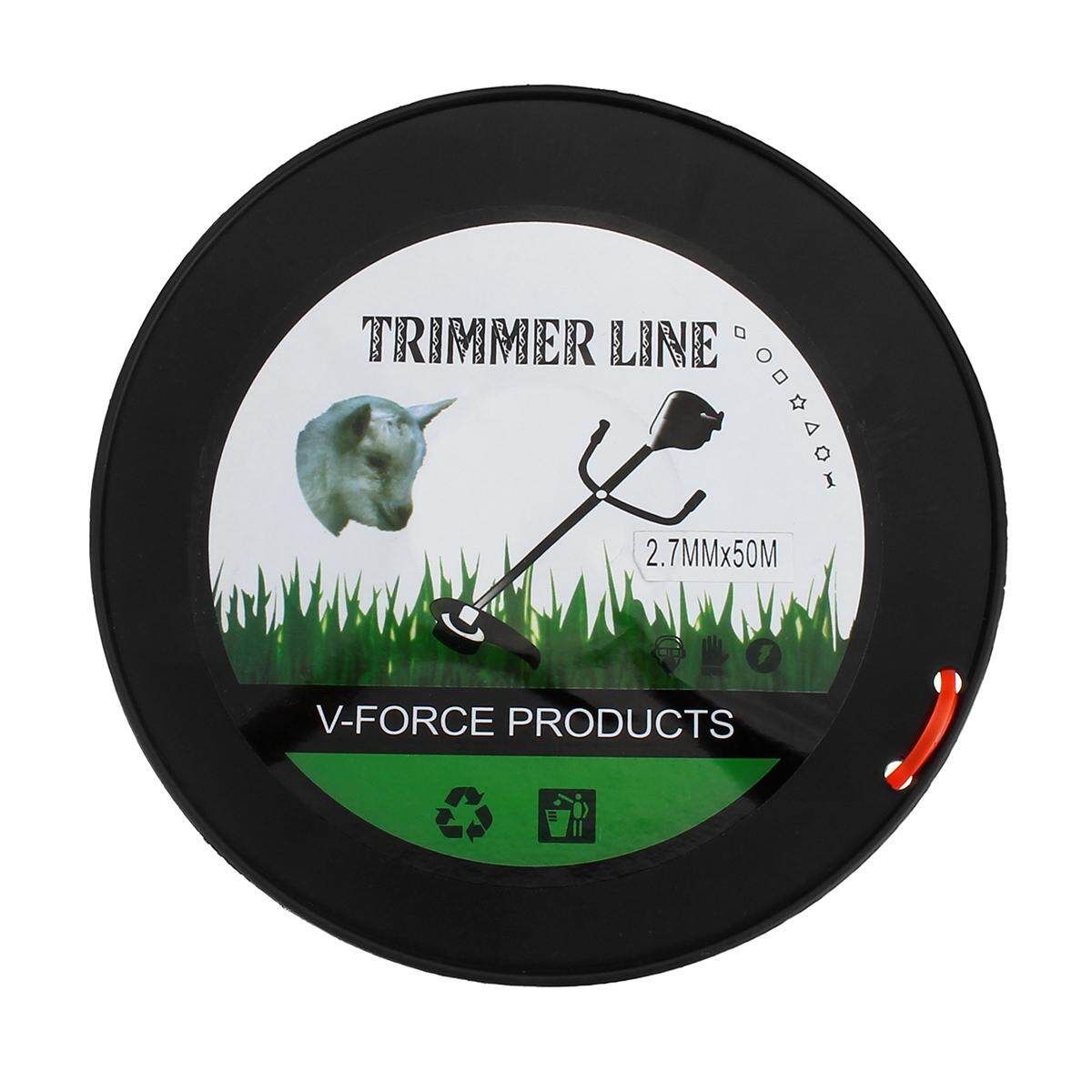 With Packaging Orange 2.7mm 15m 50m 120m Trimmer Line Mower Rope 50m Coil Packing