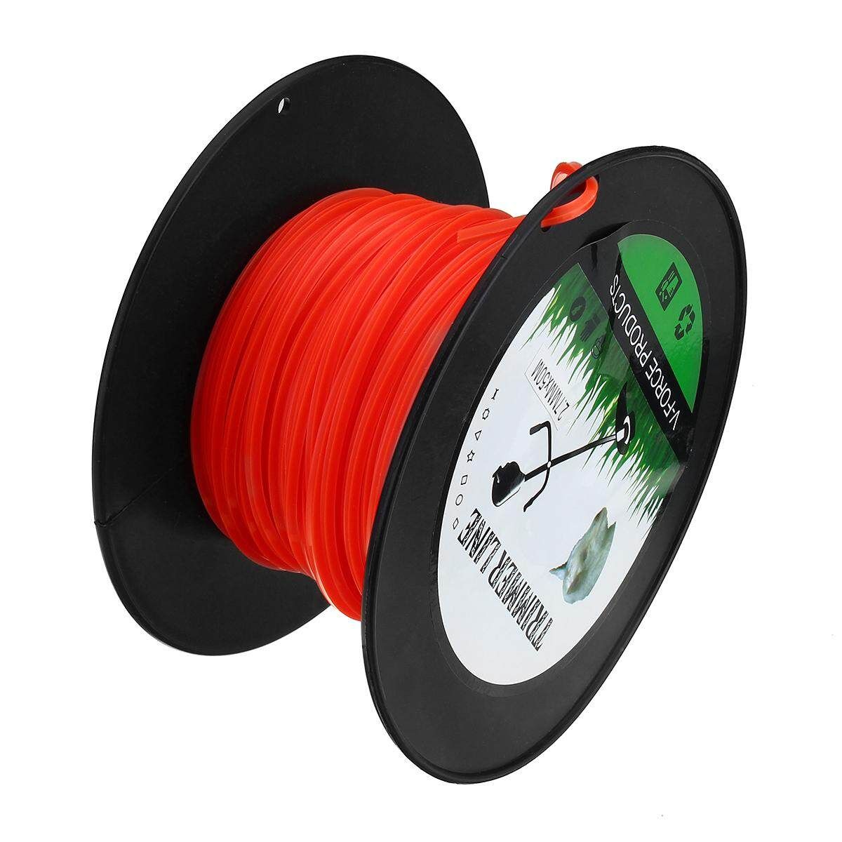 With Packaging Orange 2.7mm 15m 50m 120m Trimmer Line Mower Rope 50m Coil Packing