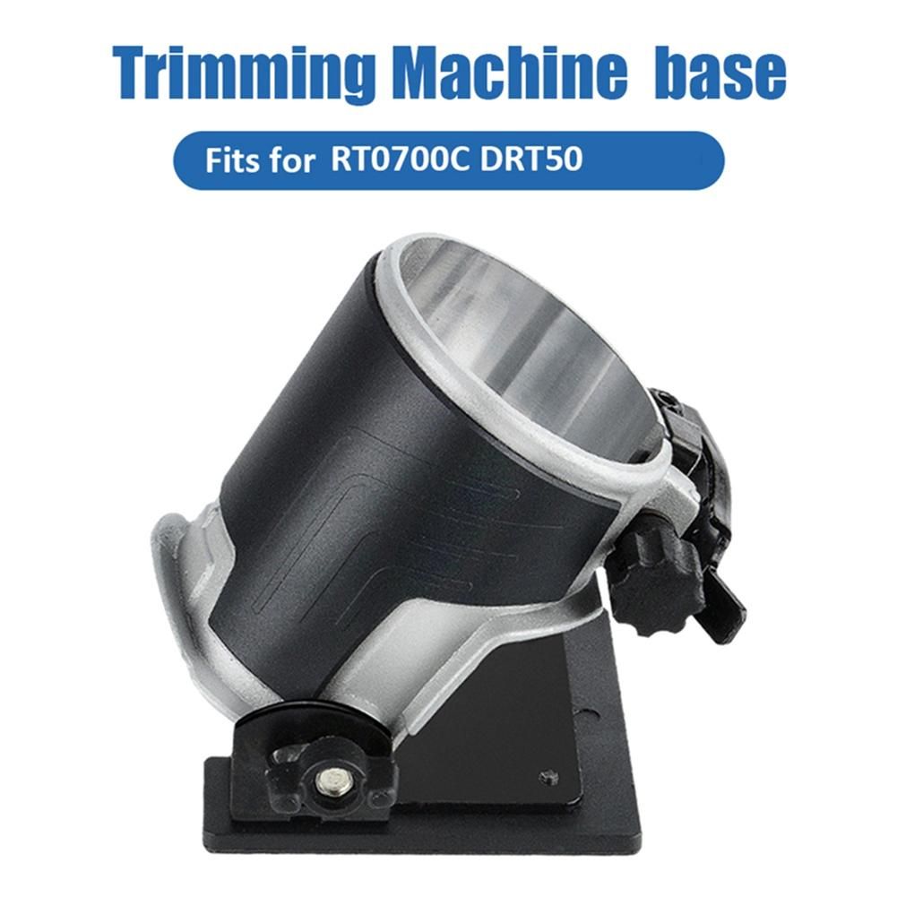 Aluminum Alloy Trimmer Machine Base Inclined Board Woodworking Edge Cutter for Makita Battery Electric Trimming Machine