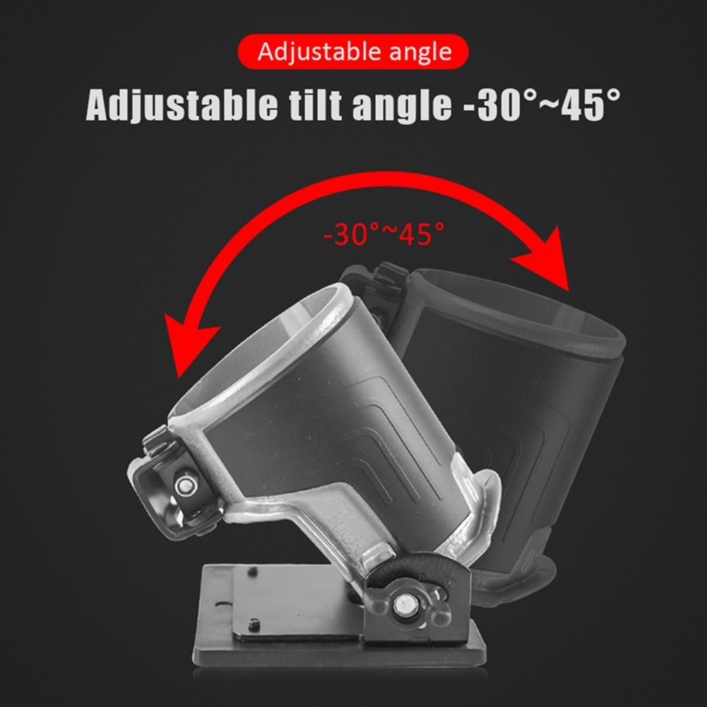 Aluminum Alloy Trimmer Machine Base Inclined Board Woodworking Edge Cutter for Makita Battery Electric Trimming Machine