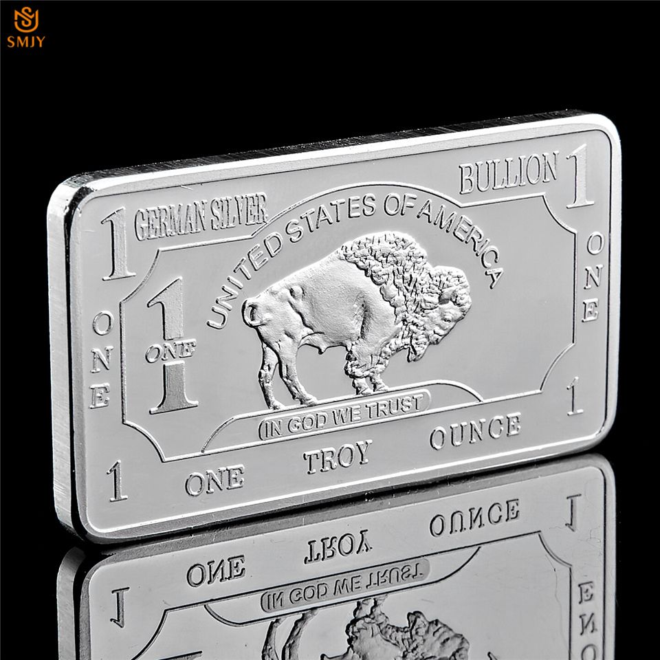 Fine Germany Silver Mint 1 Troy Ounce Buffalo Euro Silver