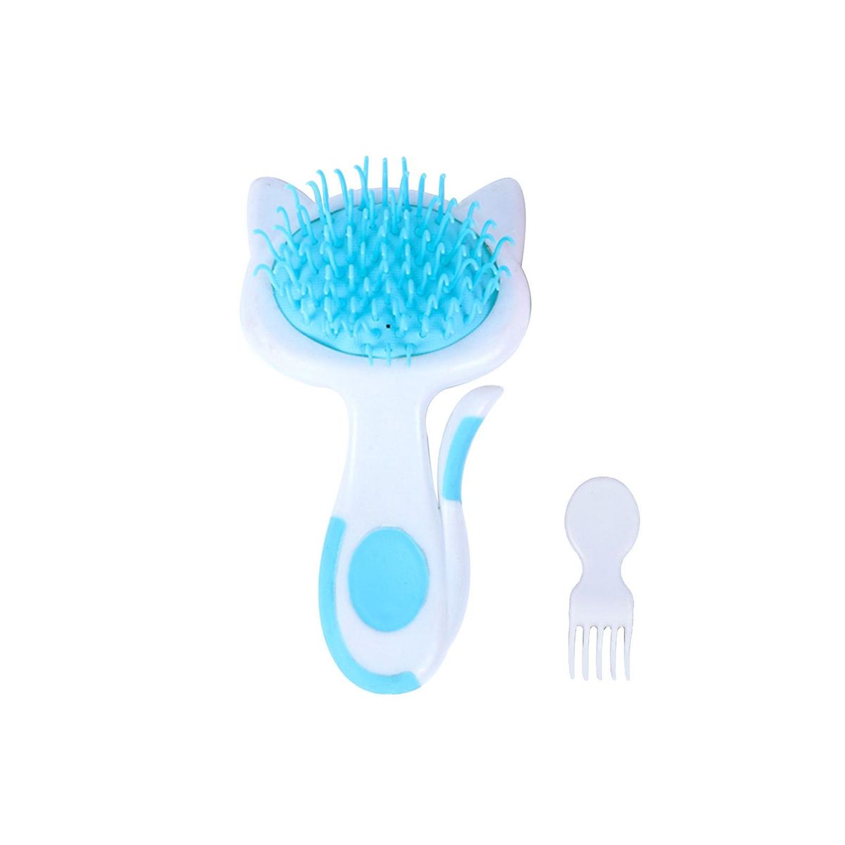 1 Set Pet Hair Brush Dog Cat Hair Removal Comb Blue