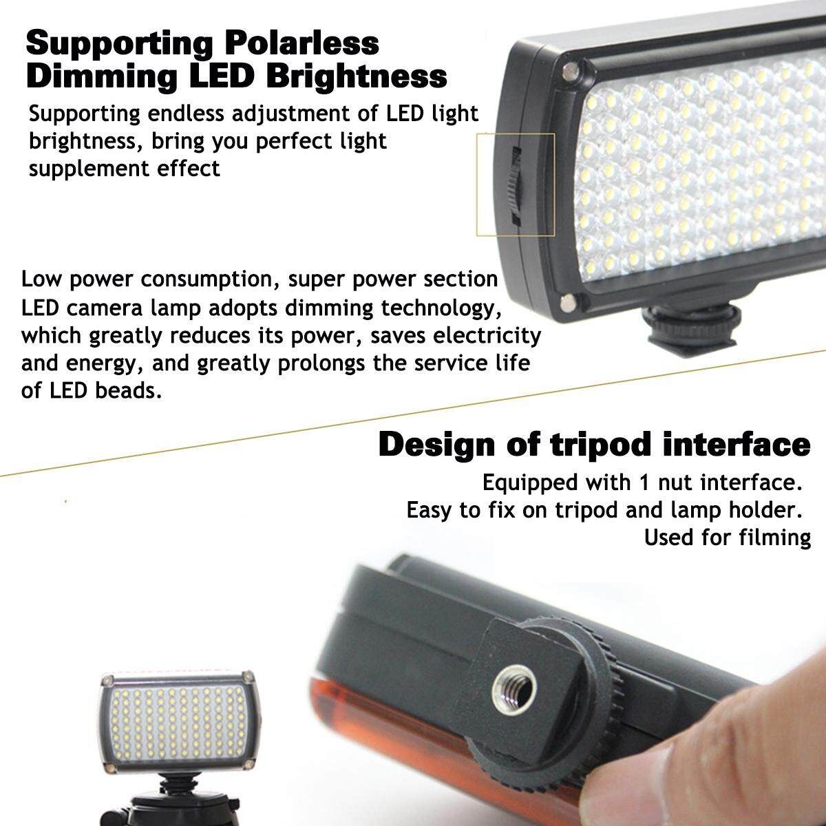96 Pcs Lamp LED Photo Lighting For Camcorder DSLR Camera Photography Video -- Pattern 2[ Without Lithium Battery And Data Cable