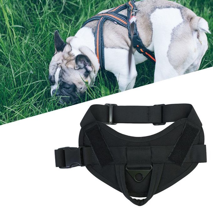 Dog Harness Vest No-Pull Inner Layer Mesh Breathable For Black L