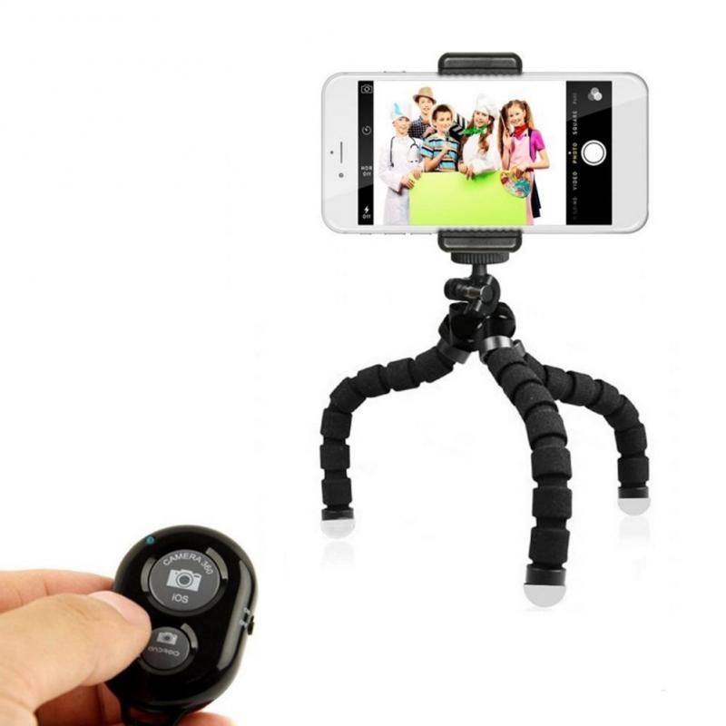Selfie Tripod Flexible Sponge Octopus Tripod