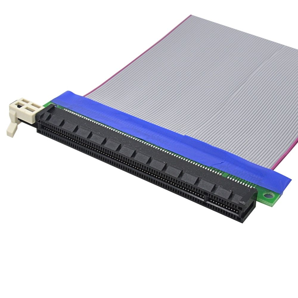 PCI-E 16X To 16X Riser Card PCIe X16 Extender Flexible Ribbon Extension Cable Adapter For Graphics Card Machine