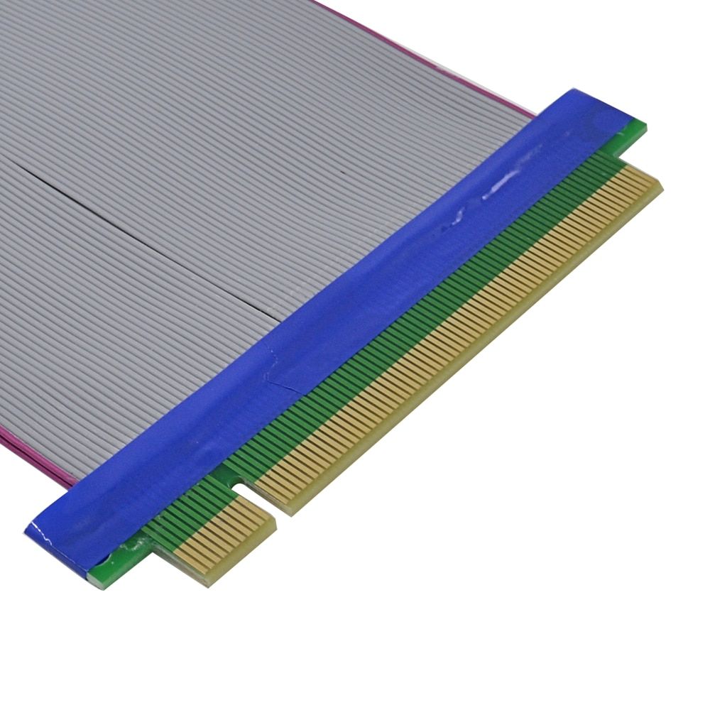 PCI-E 16X To 16X Riser Card PCIe X16 Extender Flexible Ribbon Extension Cable Adapter For Graphics Card Machine