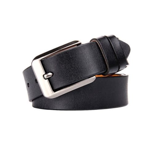 Men's Leather Hide Belt + Gift