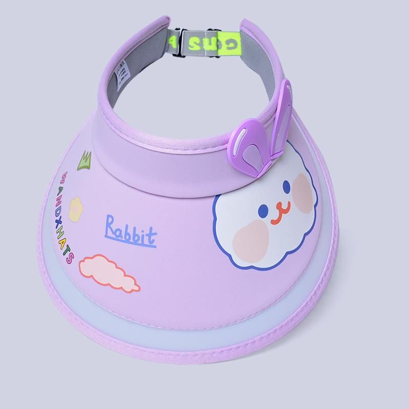 Cartoon Visor Hat for Kids Age 3-10 Years