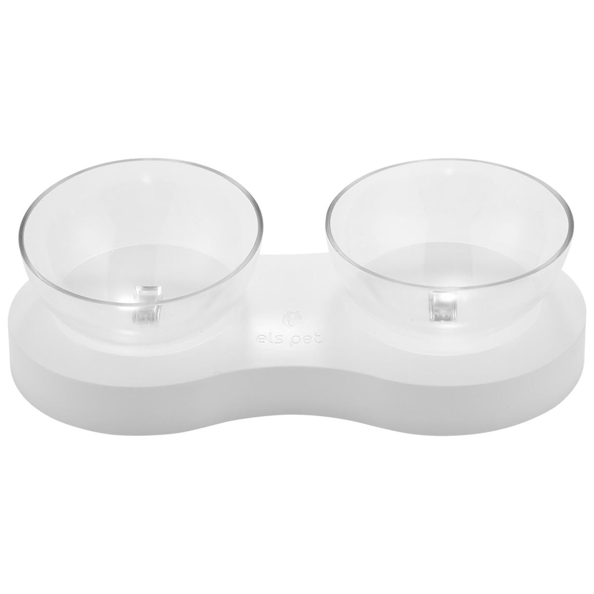 e els pet Raised Pet Bowls for Cats and Small Dogs Plastic