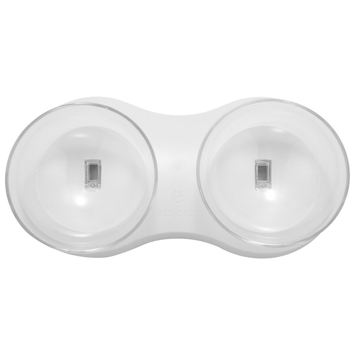 e els pet Raised Pet Bowls for Cats and Small Dogs Plastic