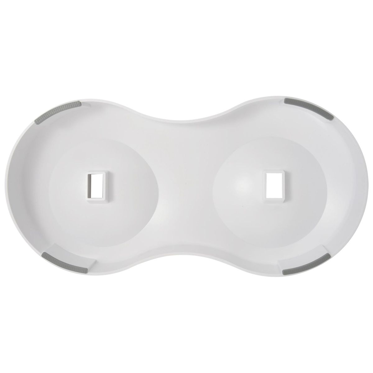 e els pet Raised Pet Bowls for Cats and Small Dogs Plastic