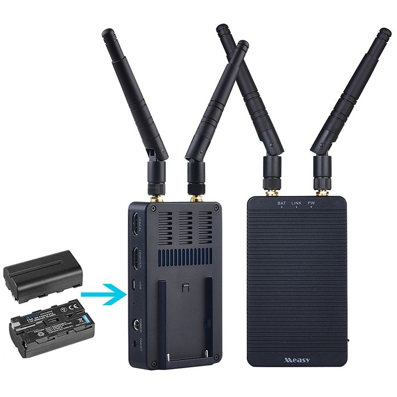 T1 4K HDMI 2.0 Wireless Audio Video Transmitter Receiver Extender Transmission System, Transmission Distance: 400m, EU Plug(Black)