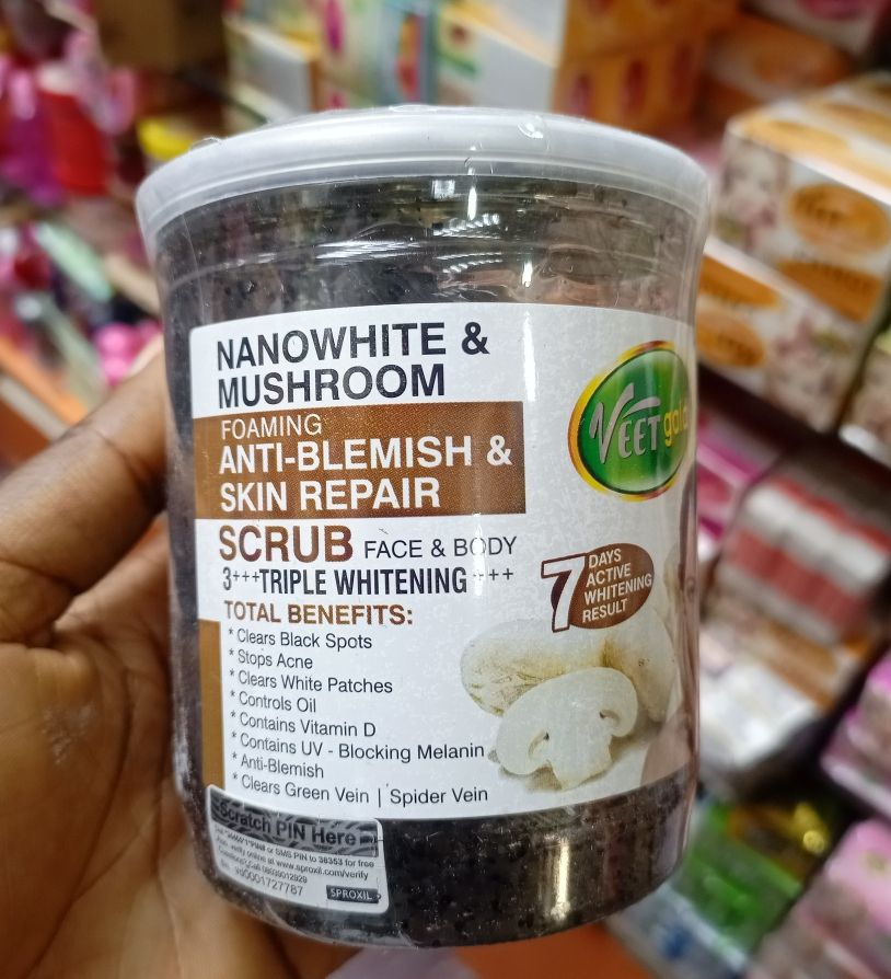 Nano-White & Mushroom Anti Blemish Skin Repair Scrub