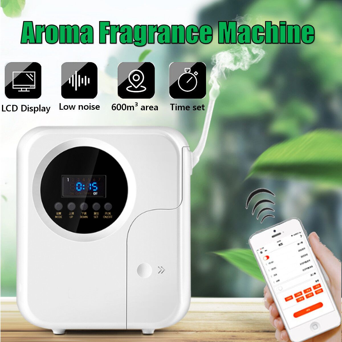 Fragrance Air Scent Machine 150ml Function Scent Essential Oil Aroma Diffuser For Home Hotel Office US Plug