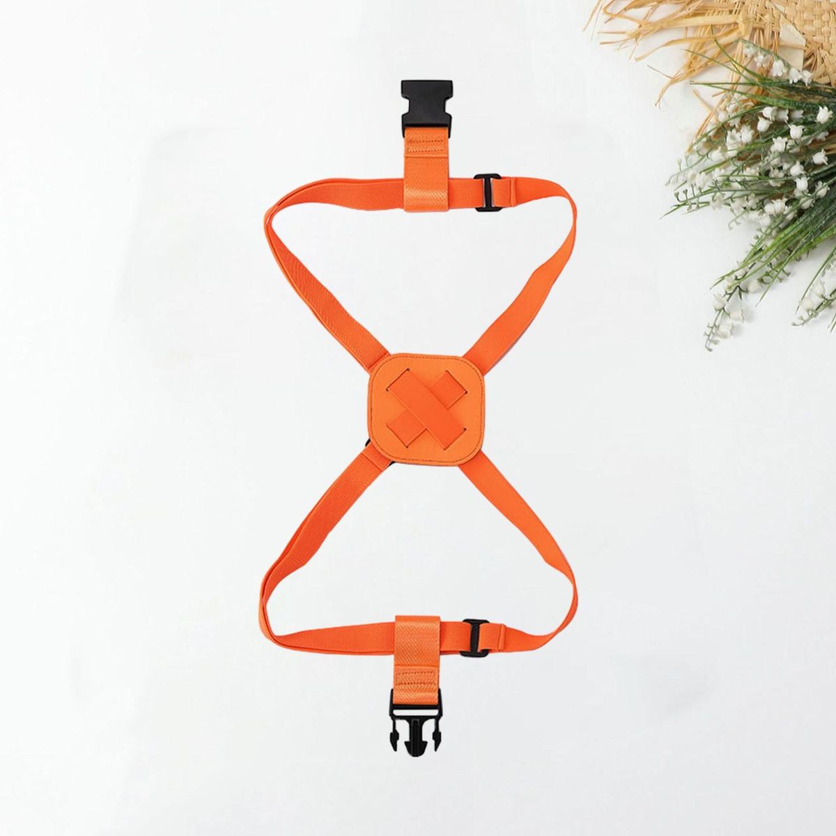 Secure Travel Luggage Strap Elastic Belt for Suitcase Telescopic Bag Orange