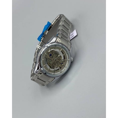 Stainless Steel Alloy Bracelet Strap Silver Wrist Watch
