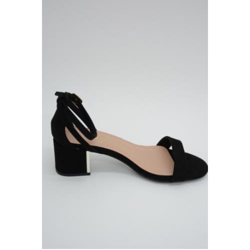 Low Block Heel Sandal - Black