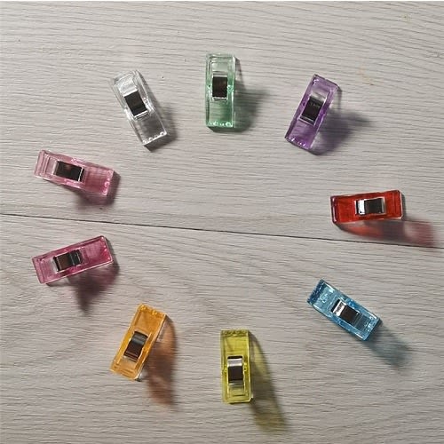 20 Pcs Plastic Quilter Holding Wonder Sewing Quilt Binding Clips Accessories