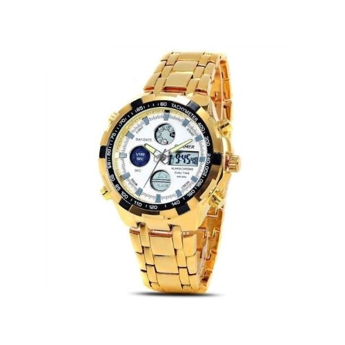 Men's Dual Display Wristwatch