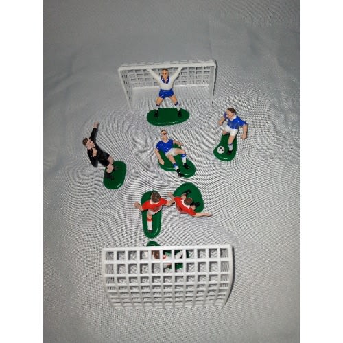 Set Of 9 Wilton Football Soccer Cake Topper Set