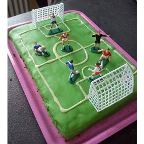 Set Of 9 Wilton Football Soccer Cake Topper Set