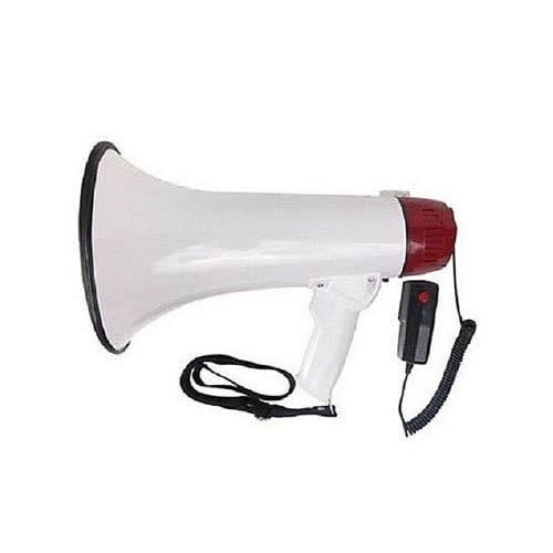 Rechargeable Handheld Megaphone Speaker With Recorder & Microphone