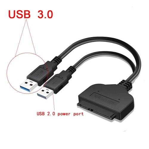 Sata Cable To USB 3.0 Adapter - Black