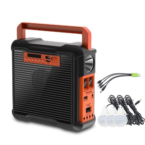 New Portable Multi-functional Emergency Light Rechargeable Solar Mini System