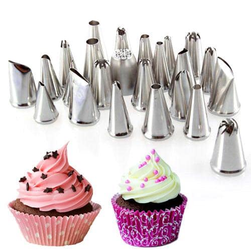 23pcs Tools Set Icing Piping Nozzles Cake Decorator Pastry Tips