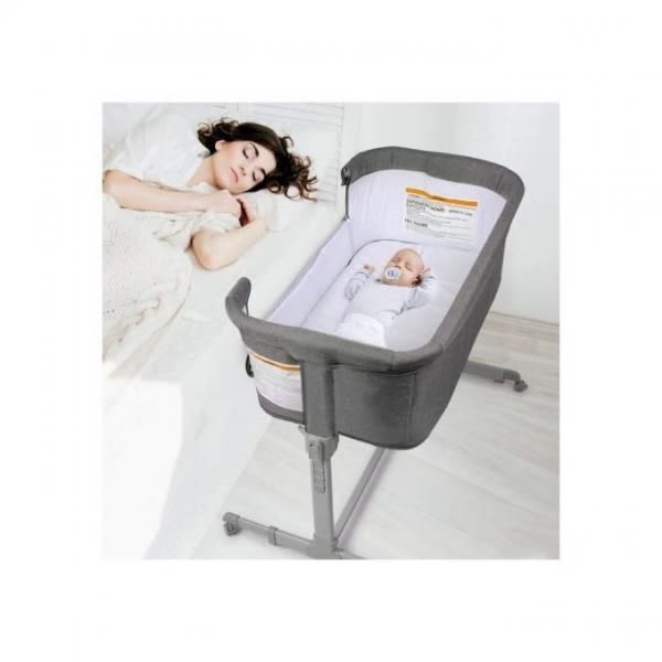 Baby 3 In 1 Baby Bedside Sleeper Easy Folding Portable Crib