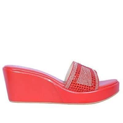 Wedge Slippers - Red
