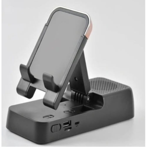 Mobile Phone Stand With Inbuilt Bluetooth Speaker