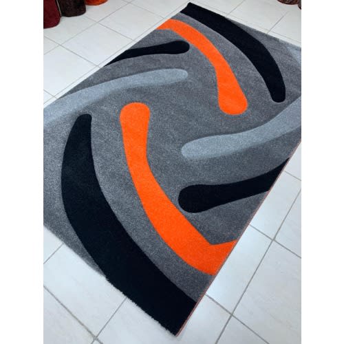 Modern Transitional Center Rug : Xf0s4 - 5ft By 7ft