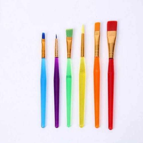 Diy Painting Brush Set - 6pcs