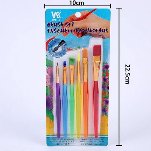 Diy Painting Brush Set - 6pcs
