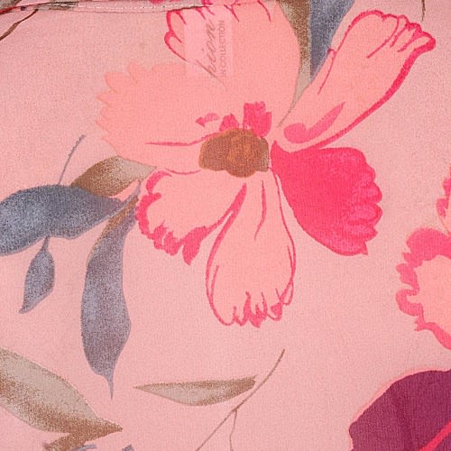 Floral Print Chiffon Blouse